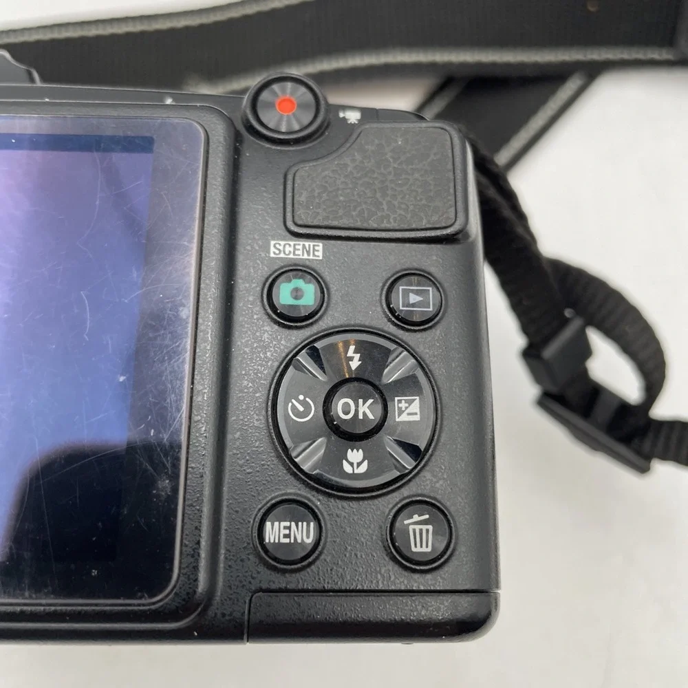 Nikon Coolpix L120 14.1MP Compact Bridge Camera 21x Optical Zoom Black - Tested